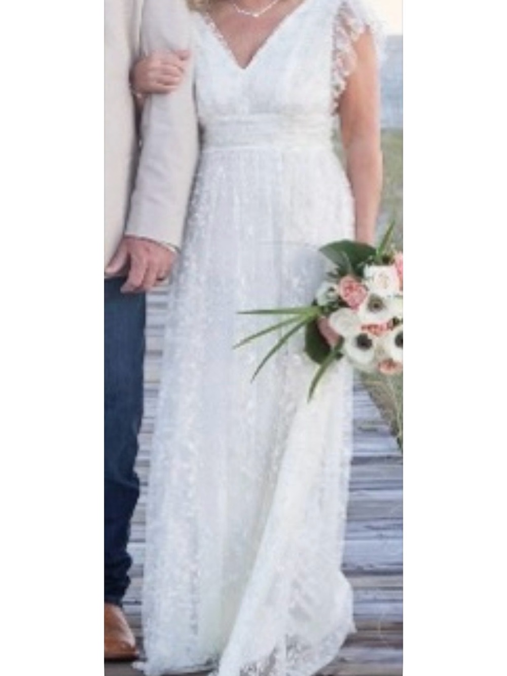 Baltic Born Ivory Beaded Maxi Dress - Picture 5 of 6